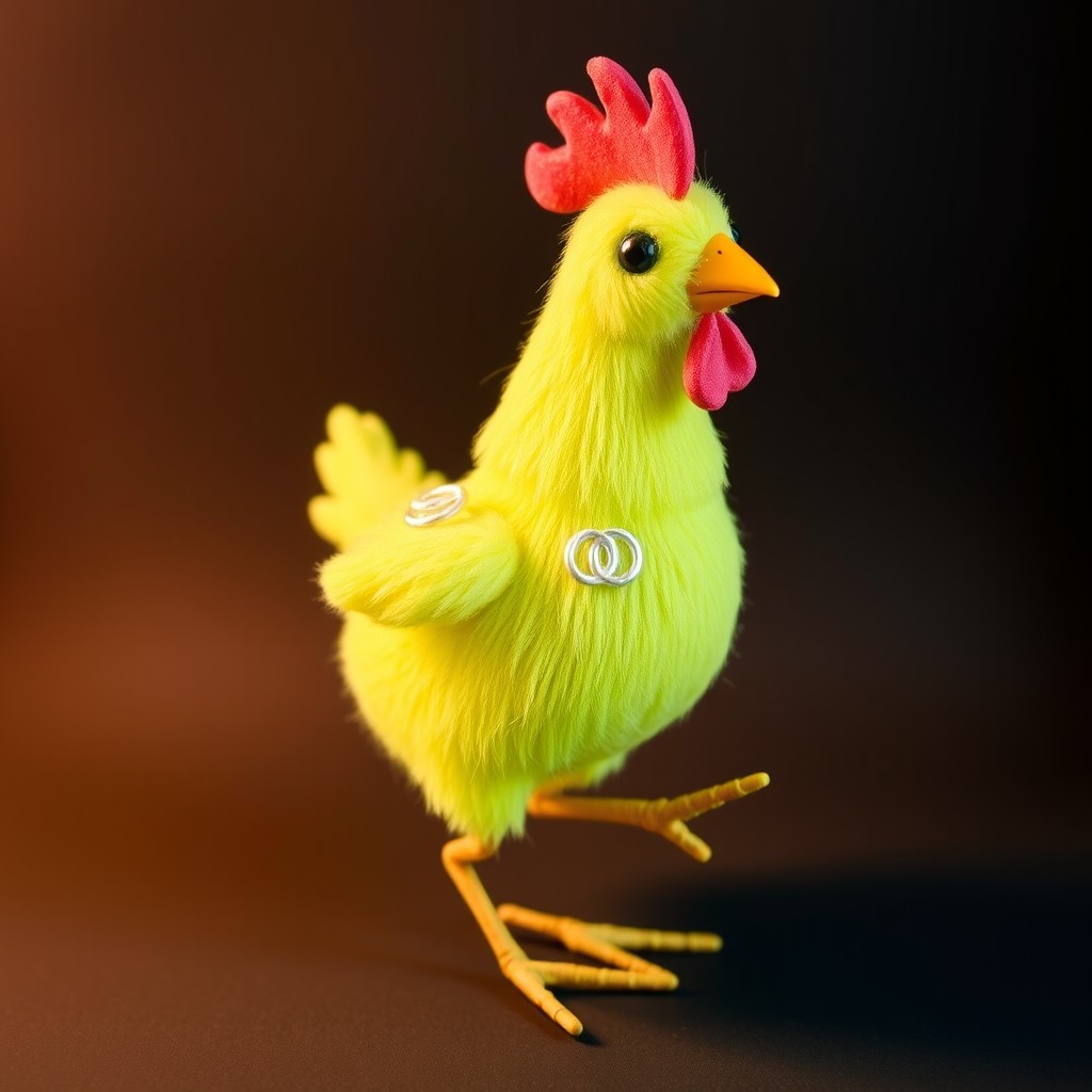 Tinplate bird wind-up toy